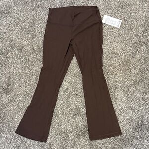lululemon athletica Brown Flared Leggings